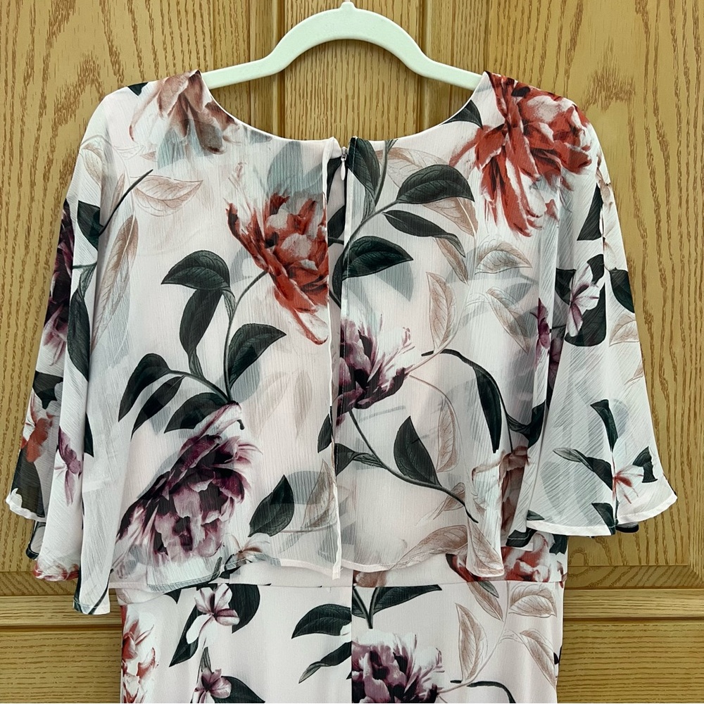 Calvin Klein Floral Chiffon Dress size 16 - Picture 6 of 8